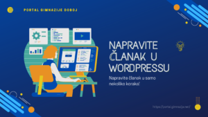 NAPRAVITE ČLANAK U WORDPRESS-U (TUTORIAL)